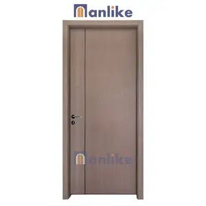 Anlike Dubai Salle de bain Noir Chambre à coucher Style chinois en bois massif Vietnam Luxe Panneau Wpc Cadre Porte