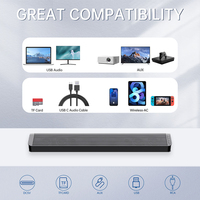 RGB TV Sound Bar Heimkino system Multimedia Bluetooth-Lautsprecher Sound bar Super Bass Sound Surround für TV Sound Bar
