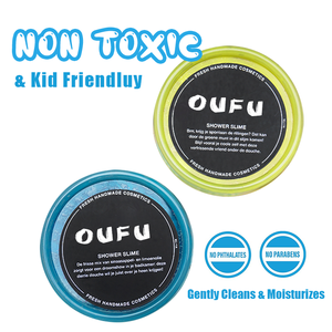 Chất nhờn tắm xà phòng thạch màu xanh lá cây long lanh tự chế baff Softsoap rửa tay bọt DIY trẻ em Bathtime - Product Image 5