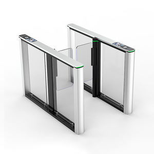 Portillon de contrôle d'accès automatique en alliage d'aluminium étanche avec reconnaissance faciale intégrée – Système de contrôle d'accès rapide - Product Image 1