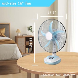 <span class=keywords><strong>พัดลม</strong></span>ตั้งโต๊ะพลังงานแสงอาทิตย์แบบชาร์จไฟได้16นิ้ว - Product Image 5