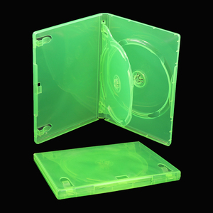 กล่องใส่แผ่นเกมส์ Xbox 360 แบบคู่ สีเขียว รุ่น SUNSHING Custom สำหรับใส่แผ่น CD/DVD  กล่องเก็บแผ่นวิดีโอเกมส์  วัสดุพลาสติก ป้องกันการกระแทก - Product Image 1