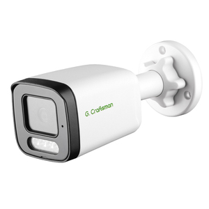 Caméra de sécurité IP <span class=keywords><strong>Bullet</strong></span> économique G.Craftsman GR-TFI-M5V 5MP avec vision nocturne extérieure étanche IP67 et application HiEasy - Product Image 1