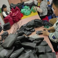 Tas Selempang Wanita TC Fashion Mewah Bahan Kulit PU Lembut 1-1.9L Dua Tali Bordir Tahan Air dengan Tali Rantai 2025