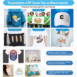 熱伝達60 Cm印刷可能なDtfフィルム服とバックパック画像パターン - Product Image 5