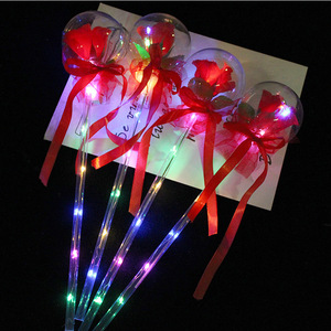 Bola de Rosa Luminosa, Juguete Infantil con Luz, Varita de Hada, Éxito de Ventas Transfronterizo, Regalo de San Valentín, Bola de Rosa Redonda - Product Image 2
