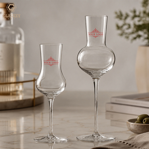 Ensemble de verres à spiritueux haut de gamme personnalisables 100 ml et 140 ml, verres à tulipe en cristal, gobelets de dégustation pour whisky, brandy, liqueur, <span class=keywords><strong>rhum</strong></span> - Product Image 6