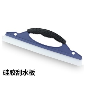 <b>Silicone</b> Squeegee D-Shaped Scraper For Glass Window Cleaning <b>Tool</b> With Rubber Handle Durable No Residue - Product Image 2