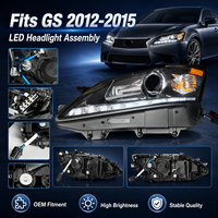 Kit de remplacement de phares HID Xenon pour Lexus GS 2012-2015 L10 AFS Plug & Play