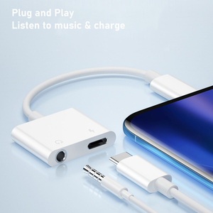 Adaptador <span class=keywords><strong>USB</strong></span> C a Conector de Auriculares de 3.5 mm y Cargador, Cable Dongle Tipo C a Auxiliar con Carga Rápida PD para iPhone 15/16 Pro - Product Image 5