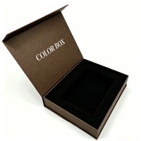 Custom logo Luxury Paperboard Rigid Boxes with Varnishing A4/A5/A6 Sizes Magnetic Closure Gift Box with Inserts