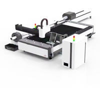 Prix pas cher 3015 2030 2040 Machines de découpe laser à fibre CNC pour tube de tôle en acier coupe laser 4 axes