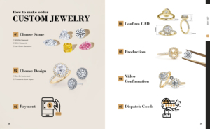 Listo para enviar MSN-957 Collar de diamantes de laboratorio redondos de 1 quilate en oro blanco de 9 quilates, collar de diamantes de laboratorio a la moda. - Product Image 6