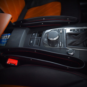 Leather Car <b>Gap</b> Storage Box 1L Waterproof Single Compartment For Seat <b>Gaps</b> Organizers - Product Image 1