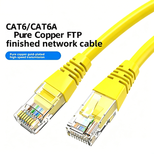 Câble réseau Kneysum CAT6 CAT6A en cuivre pur massif FTP 2m 8 conducteurs Gigabit RJ45, cordon de brassage <span class=keywords><strong>Ethernet</strong></span> fini - Product Image 3