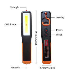 ไฟทำงานแบบพกพา COB LED สำหรับรถยนต์ โรงรถ ช่างซ่อม แบบชาร์จ Type-C ไฟฉายแม่เหล็ก ไฟฉุกเฉิน FX-WL003 Porta - Product Image 2