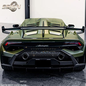 Film de protection de voiture vert olive foncé mat satiné, film de recouvrement de voiture, vinyle, meilleurs rouleaux de film de protection de voiture, feuille automobile mate - Product Image 3