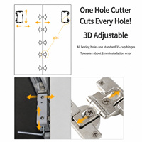 Quincaillerie pour porte pliante sans rail inférieur, rail de porte pliante à fermeture douce pour armoire, rail anti-pincement pour penderie
