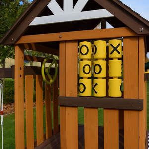 Ensemble de balançoire en bois pour enfants Park Creative, avec échelle, corde d'escalade, aire de jeux de jardin en bois, balançoire pour enfant - Product Image 4