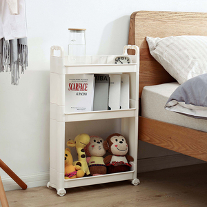 Carrito <span class=keywords><strong>Organizador</strong></span> de Almacenamiento de <span class=keywords><strong>Cocina</strong></span> Deslizante Plegable de Plástico Tipo Montable Para Ahorrar Espacio - Product Image 2
