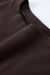 <span class=keywords><strong>T</strong></span>-<span class=keywords><strong>shirt</strong></span> Estiva da <span class=keywords><strong>Donna</strong></span> in Cotone Elasticizzato 200G, Manica Corta, Aderente, Tinta Unita, per Sport e Casual - Product Image 2