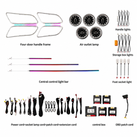 Kit d'éclairage ambiant sur mesure pour Mercedes-Benz Classe A W176 Classe B W245 CLA W117 Éclairage intérieur multicolore