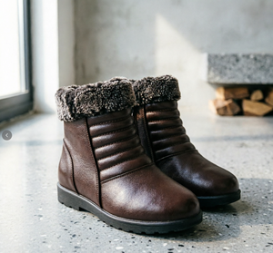 Botas de Invierno Impermeables para Mujer con Forro de Felpa y Cremallera Lateral - Botas de <span class=keywords><strong>Nieve</strong></span> Cálidas e Informales para Clima Frío - Product Image 1