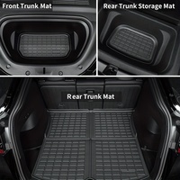 Nouveau KADDEN TPE tous temps 3D Logo personnalisé écologique anti-dérapant ensemble complet tapis de sol de voiture pour Tesla modèle 3/Y/X/S