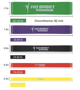 NQ SPORTS Logo personnalisé Fitness Circle Bandas De Resistencia Exercise Stretch Resistance Bands Set Pull-up Assist Band For Workout - Product Image 3