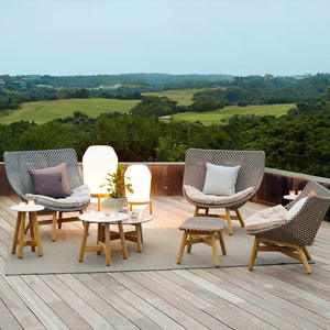 Chaise moderne en rotin simple et inclinable pour patio extérieur, villa, balcon, jardin, terrasse et loisirs-pour canapés d'extérieur et combinaisons - Product Image 3