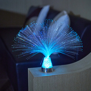 Lampe de chevet décorative de table avec <span class=keywords><strong>ciel</strong></span> étoilé en fibre optique colorée pour les luminaires de Noël, améliorant le sommeil - Product Image 3