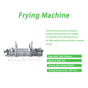Ligne de production de friteuses à légumes 500-3000 kg/h, machine automatique pour frire les nuggets de poulet - Product Image 4