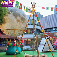 Décorations de Noël gonflables sur le thème de l'espace, planètes géantes, modèle avec souffleur, matériau PVC Oxford, style boule, certifié CE, garantie 2 ans