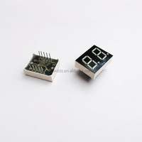 Ultra Bright 0.5 Inch 2 Digits Blue 7 Segment Led Display Digital Tube Common Cathode Anode 5202ab for Arduino Diy Project