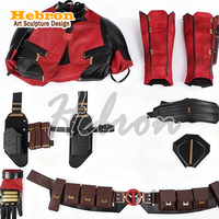Ensemble de costumes de cosplay pour personnage de film, polyester élastique de haute qualité, pour hommes adultes # Vêtements moulants pour festival