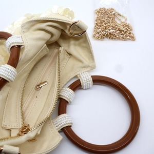 <strong>QuiteS</strong> 2027 New Shell Forest-Style Sweet Girl Handbag Large-Capacity Chain Party Sexy Evening Bucket Bag for <strong>Women</strong> - Product Image 2