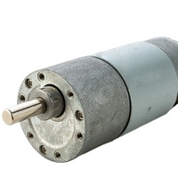 Moteur à engrenages électrique CC 12V 24V 37mm 555 pour opérateur de porte automatique, treuil, Arduino, personnalisable ODM, 0,5 CV, rapport 20:1