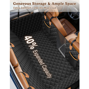 Housse de siège de voiture pour chien à fond rigide, extenseur de siège arrière pour chiens, hamac pour chien, lit de camping pour voyage, siège arrière de voiture, SUV, camion - Product Image 4