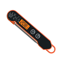 Nouveau Thermomètre Numérique Pliable en Plastique Étanche avec Écran LCD Rétroéclairé Lecture Instantanée pour Barbecue, Grillades et Cuisson Alimentaire (IP66)