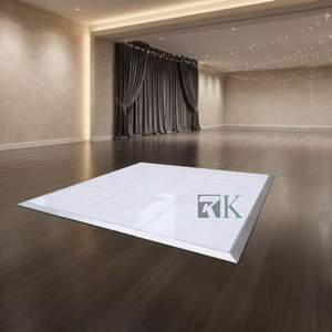 High Glossy White Dance Floor Panel Easy Install Modern Dancing Floor - Product Image 1