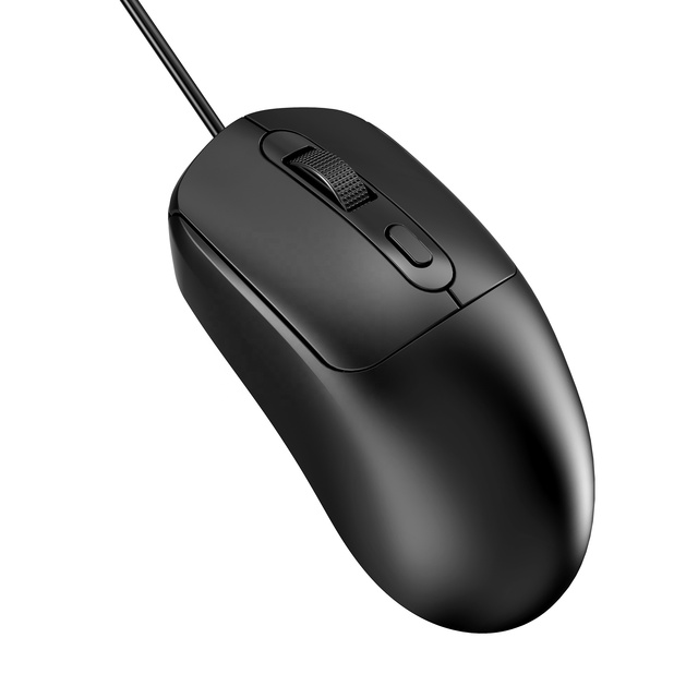 Professional G580 Silent Ergonomic Wired Mouse USB Optical Computer Mice 1000DPI for Laptop PC Business Office & Gaming Mouse