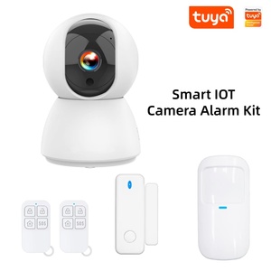 Caméra <span class=keywords><strong>IP</strong></span> intelligente IoT, détecteur <span class=keywords><strong>de</strong></span> <span class=keywords><strong>mouvement</strong></span> PIR, kit d'alarme SOS, caméras d'alarme WiFi sans fil Tuya, système <span class=keywords><strong>de</strong></span> sécurité domestique 2 en 1 - Product Image 2
