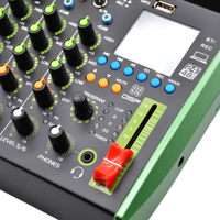 Console de mixage audio professionnelle Accuracy Pro Audio MG7 20W pour DJ et soirées