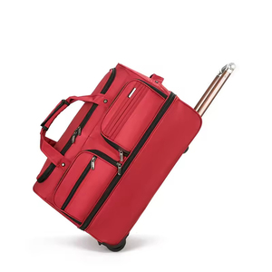 Expandable Oxford Trolley Duffel Bag Zipper Durable Large Capacity Custom Logo Different Sizes for Boarding Checked Handbag - Product Image 6