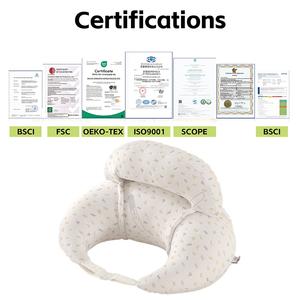 Twin Baby Z Biberón de viaje Lactancia materna Soporte infantil Embarazo y almohada de lactancia ajustable para amamantar Textiles y ropa de cama para niños - Product Image 3