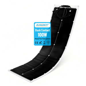 Panneaux solaires flexibles étroits sur mesure 100W, étanches, verticaux, ETFE HPBC, efficacité 21,73%, indice de protection IP68, pour toit de voiture - Product Image 4