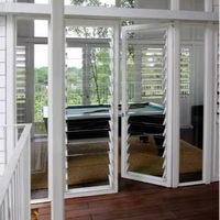 Volets en aluminium et verre sur mesure, de différentes tailles et couleurs, pour villas, appartements résidentiels, hôtels et projets.