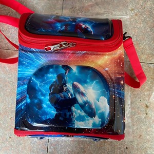 Dessin animé bandoulière étudiant sac à dos étanche boîte à lunch sac coque dure espace sac pour la maternelle 2-6 ans Polyester étranger - Product Image 5