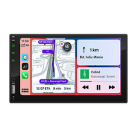 Écran tactile 7 pouces, autoradio sans fil CarPlay Android Auto, radio FM, Bluetooth, USB, double DIN, autoradio MP5 2DIN