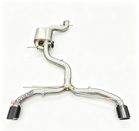 Système d'échappement Valvetronic personnalisé pour Volkswagen Scirocco R 1.4T 2.0T Tuning Catback, tuyau d'échappement, silencieux, prix de gros